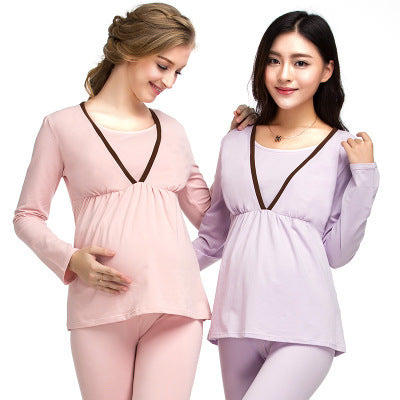 Pregnant women suit long pajamas